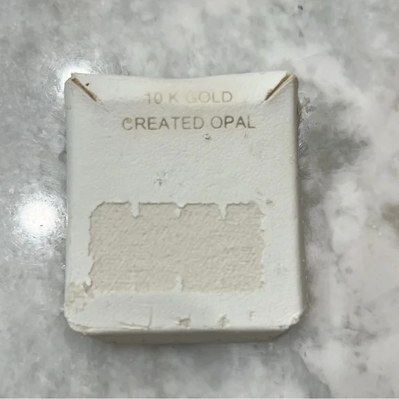 10K Yellow Gold Opal Octagon Pendant Necklace - Picture 15 of 16